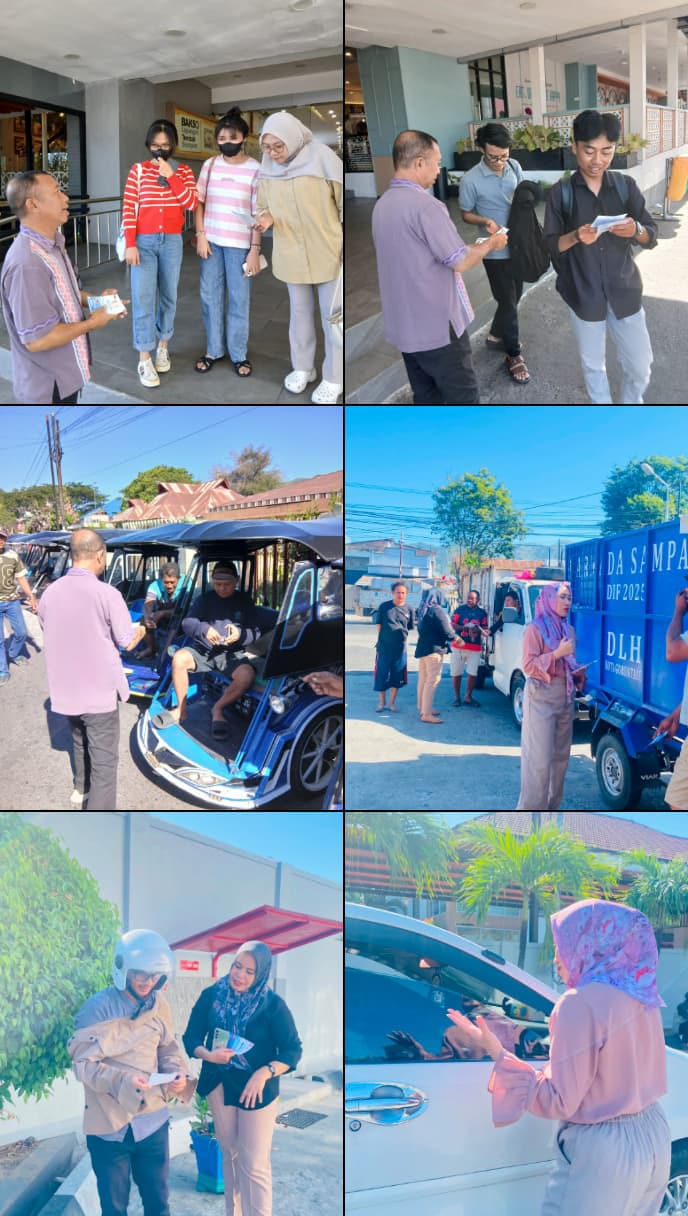 Gencarkan Sosialisasi, Petugas Samsat Bagikan Leaflet Pembebasan Tunggakan Pokok dan Denda Pajak Kendaraan Bermotor di Sejumlah Lokasi Strategis