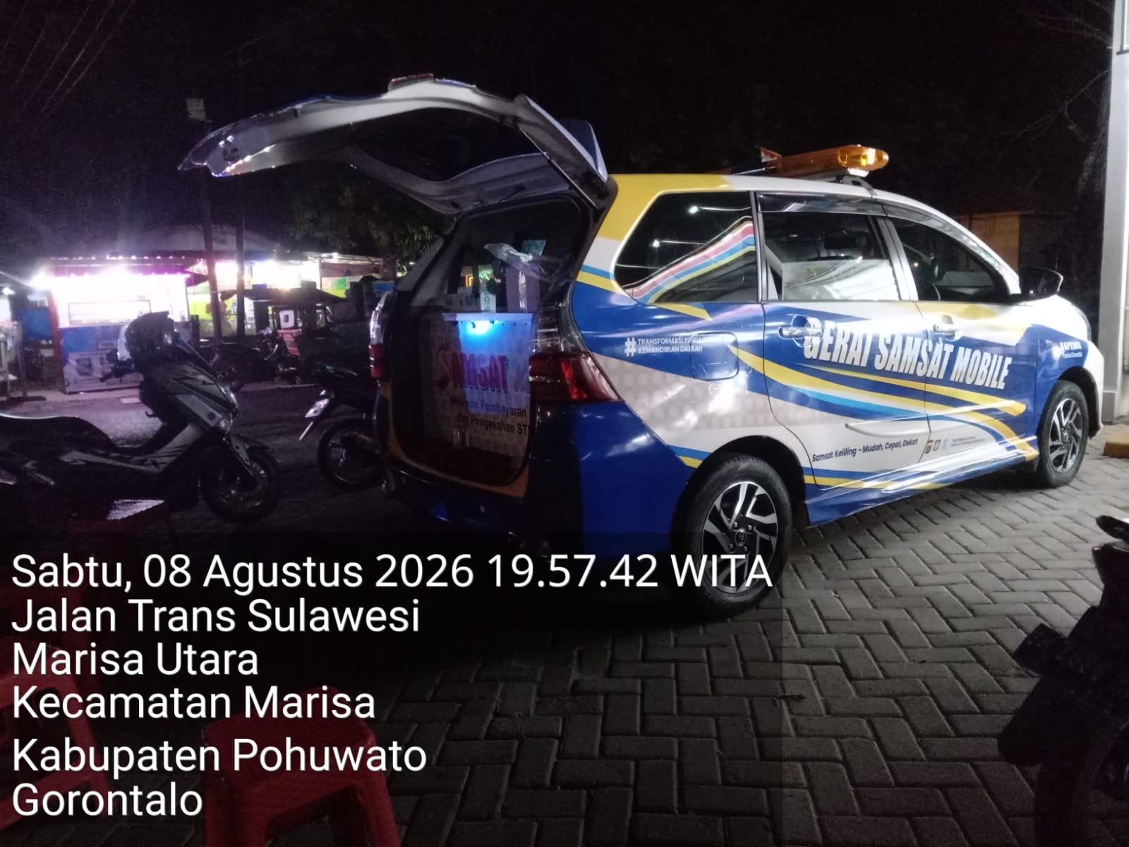 Gerai Samsat Mobile Pohuwato Stay Lapangan Ormas