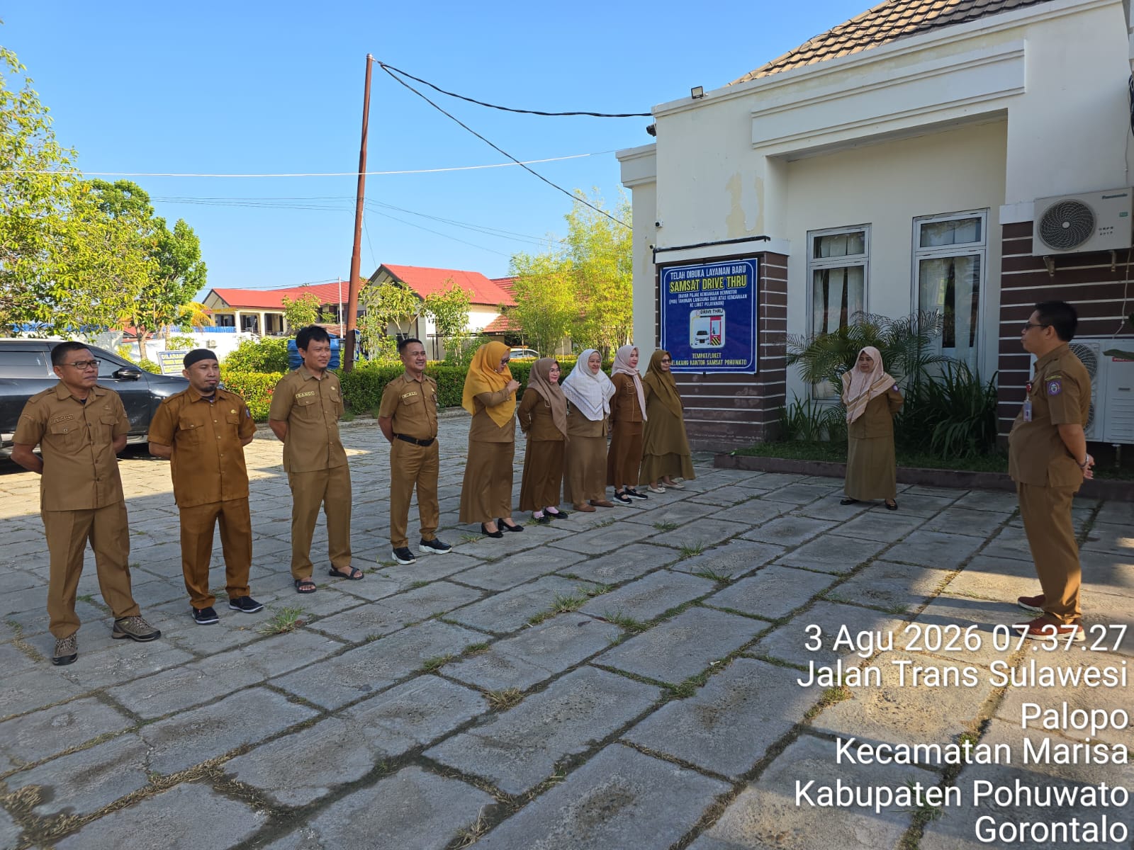 Apel Pagi UPTD-P3D Kabupaten Pohuwato Senin 3 Agustus 2026