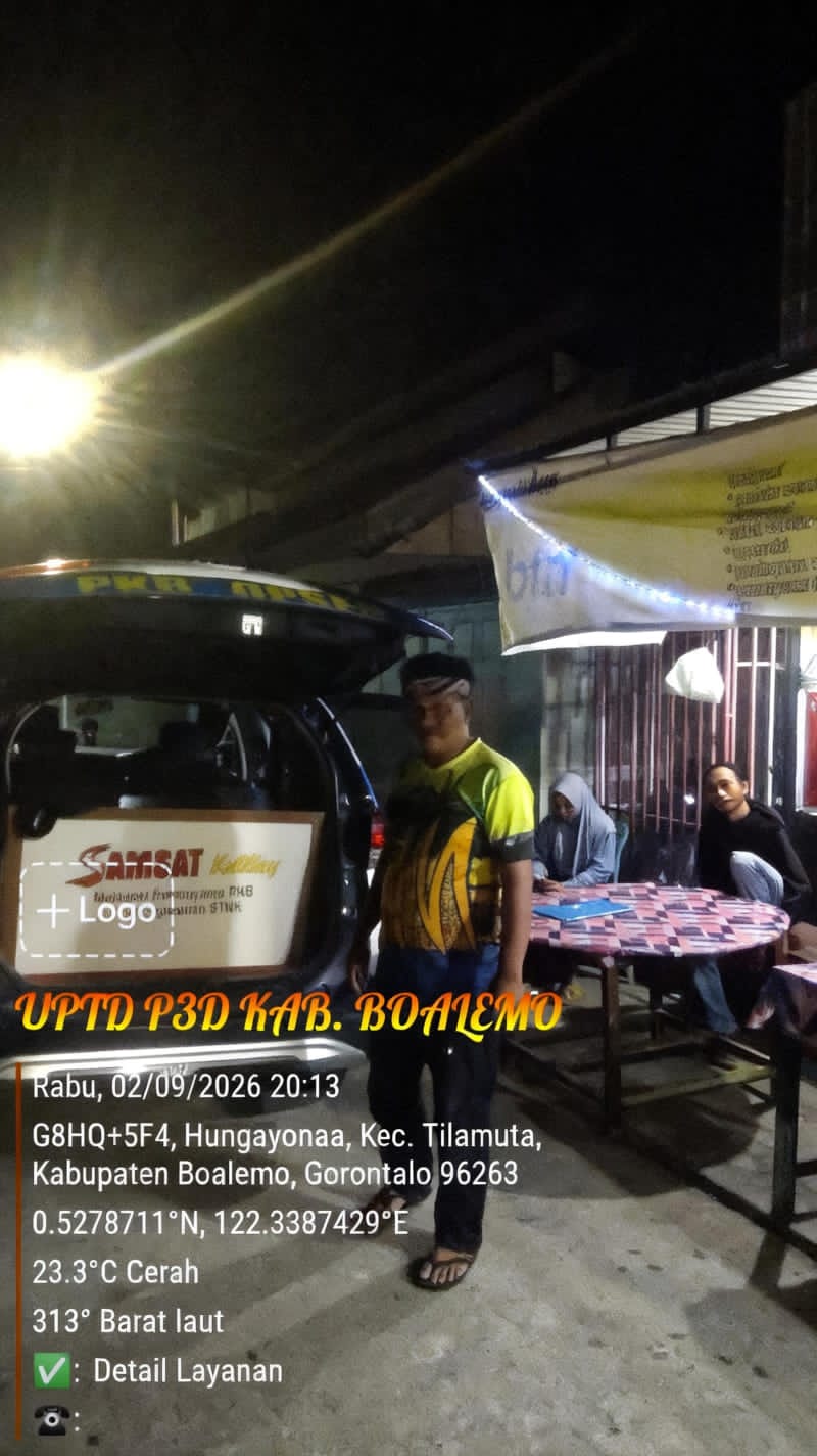 Pelayanan Gerai Samsat Mobile Malam Hari