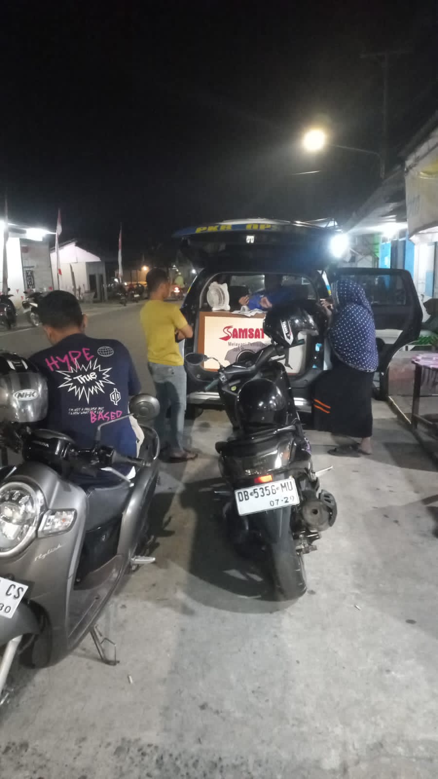 Pelayanan Gerai Samsat Mobile Malam