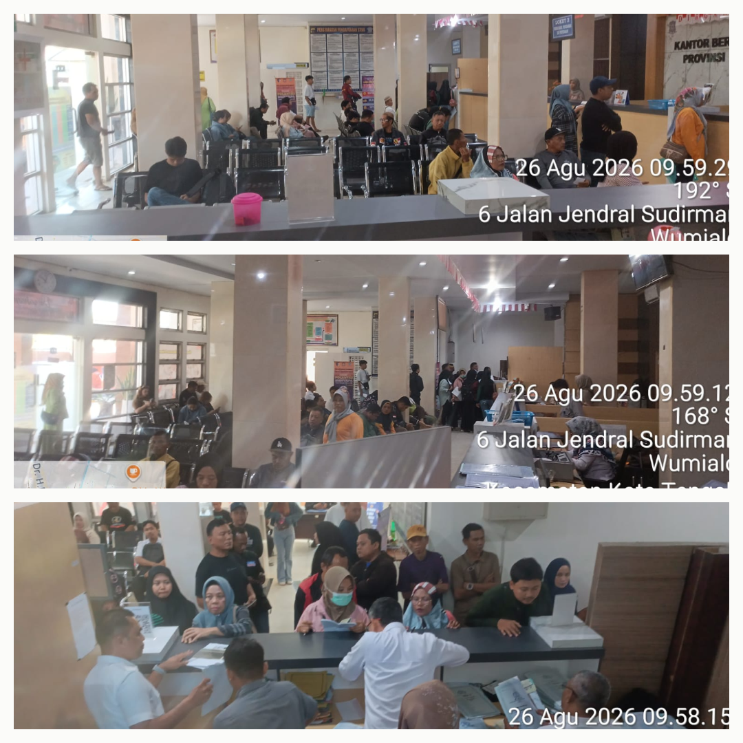 Antusiasme Memuncak! Wajib Pajak Serbu Samsat Kota Gorontalo pada Hari Ke-15 Program Pembebasan Pokok dan Denda PKB